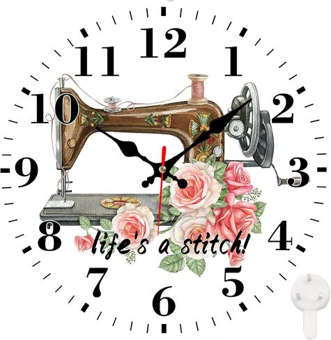 Identiy Golf Ball Texture Round Wall Clock 12 Inch, Silent Non-Ticking Battery Operated, Large Number Display Round Analog Wall Clock Decorative for Bedroom,Bathroom,Office and Kitchen in Saudi Arabia