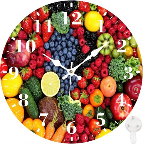 Identiy Golf Ball Texture Round Wall Clock 12 Inch, Silent Non-Ticking Battery Operated, Large Number Display Round Analog Wall Clock Decorative for Bedroom,Bathroom,Office and Kitchen in Saudi Arabia