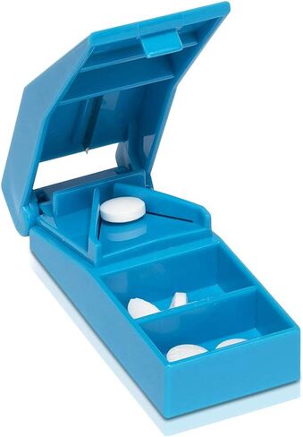 Renoir Pill Cutter, Pill Splitter with Stainless Steel Blade, for Cutting Small Pills or Large Pills in Half (1 Pack) in Kuwait