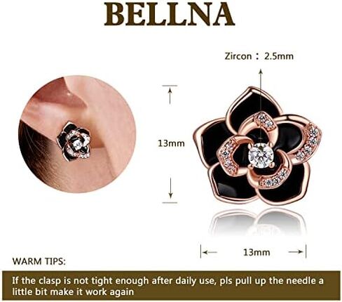 Rose Flower Necklace & Earrings Set in Saudi Arabia