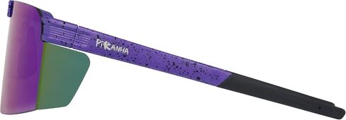 Piranha Eyewear Upland Flip Up Shield Sunglasses for Men with Blue Mirror Lenses and Peripheral Coverage in Saudi Arabia