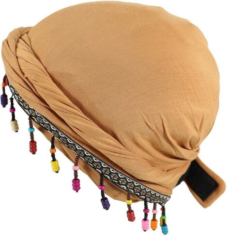 Women Turban, African Turban Caps Beanie Pre-Tied Double Twisted Braids Headwraps for Women Head Scarf Chemo Cancer Headwear in Saudi Arabia