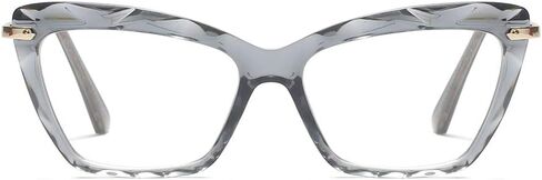 Womens Cat Eye Reading Glasses Fashion Crystal Eyewear Frame in Saudi Arabia