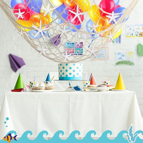 38 Pcs Starfish Fish Net Decorations 79 x 39 Inch Nature Fishing Fishnet Wall Decoration Beach Starfish Crafts for Coastal Bedroom Under The Sea Beach Party in Saudi Arabia