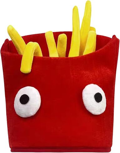 PURFUN Funny French Fries Hat Men Women Fun Fast Food Party French Fries Cap Halloween Cosplay Carnival Christmas Party Role Play Costume Headwear Supplies Dress Up Hat Headgear Headpiece in Saudi Arabia