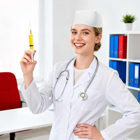 White Nurse Hat Costume Female Headband Nurse Cap Decoration Nursing Cap with Pins Nurses Caps Outfit for Nursing School Graduation Party Cosplay Halloween Dress Up in Saudi Arabia