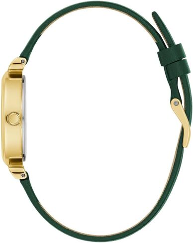 GUESS Gold-Tone and Leather Analog Watch in Saudi Arabia
