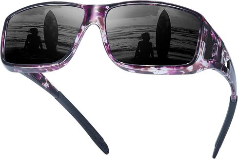 Trysee Fit Over Sunglasses for Men Women Polarized Wrap Around Sunglasses to Wear Over Glasses with UV Protection TS0312 in Saudi Arabia