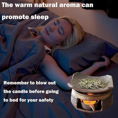 Incense Burner Kit, Zen Burner, Zen Ceramic Incense Holder with Wooden Tongs, Ceramic Aromatherapy Burner, Aromatherapy Stove for Bedtime Calm, Meditation, Home and Office in Saudi Arabia