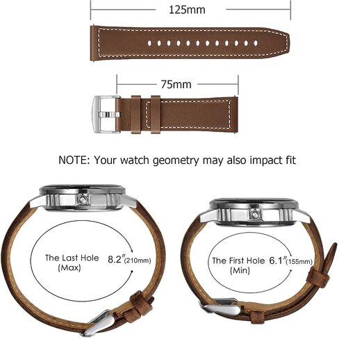 20mm Leather Watch Bands Compatible with Expedition Scout 40mm/Acadia 40mm/Weekender 38mm 40mm/Field 43mm/Rugged Core Analog/Easy Reader Watch in Saudi Arabia