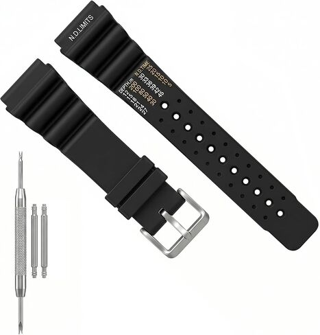 20mm 22mm 24mm Rubber Strap Compatible with Casio Diver Watches,Soft Comfortable Watch Band for Men's Diver Watch Band Replacement in Saudi Arabia