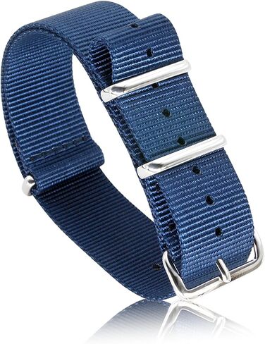 Classic Military Nylon Watch Replacement Strap for Outdoor, Hiking & Sports, Breathable, Durable & Lightweight Band for Men & Women in Saudi Arabia