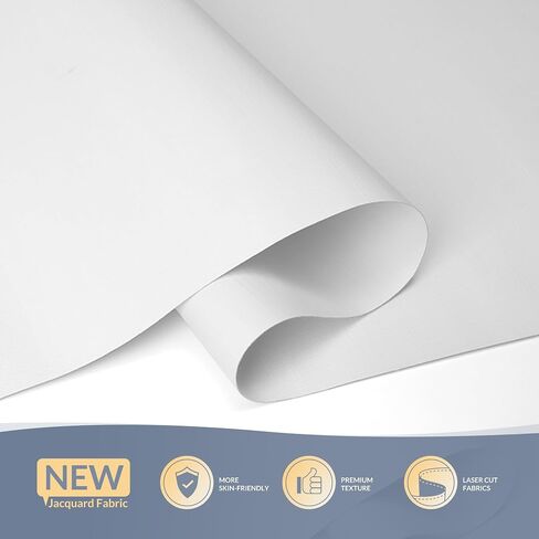 Boolegon Blackout Roller Shades for Windows,Cordless,Pull Down Roller Blinds,Thermal Insulated Fabric UV Protection,Window Shades Blinds for Home,Door,Easy to Install,Blackout-White,Customize Now in Saudi Arabia