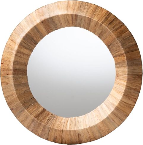 bali & pari Tarun Bohemian Grasscloth Accent Mirror in Saudi Arabia