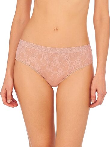 Natori Women's Bliss Allure One Size Lace Girl Brief 2-Pack 776303P2, Rose Beige, OS in Kuwait