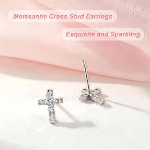 First Communion Baptism Cross Set,Silver Pearl Rosary Bracelet Earrings in Kuwait