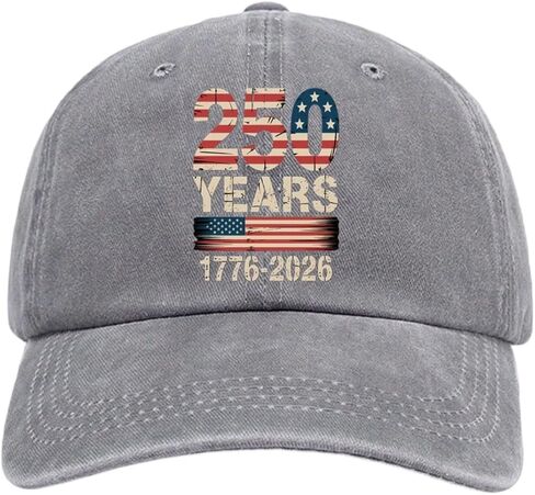250th Anniversary USA Hat 250 Year American Anniversary Baseball Cap Adjustable Patriotic Hats for Women Men in Saudi Arabia