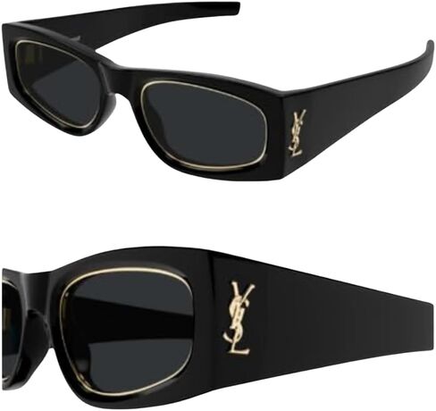 نظارة شمسية SAINT LAURENT SL M140 RIM على شكل عين القطة وشعار YSL Monogram مع مجموعة النظارات الفاخرة eSHADES in Kuwait