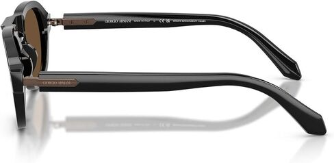 GIORGIO ARMANI Sunglasses AR 8244 587553 Black/Dark Brown Crystal Standard in Saudi Arabia