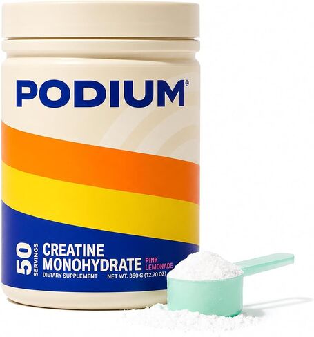 Podium Nutrition, Creatine Monohydrate, 50 Servings, Rocket Ice Pop, Boost Athletic Performance in Kuwait