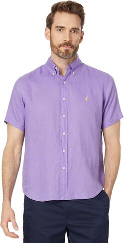 POLO RALPH LAUREN Men's Linen Long Sleeve Shirt in Kuwait
