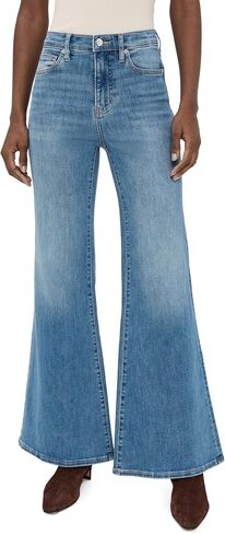Veronica Beard Jean Women's Joplin High Rise Wide Flare Jeans in Saudi Arabia