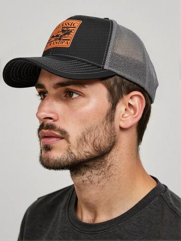 Grandpa Hat,I'm Not Old I'm Classic Trucker Hat Summer Adjustable Retirement Baseball Caps Black in Saudi Arabia
