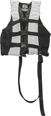 Hardcore Life Jacket Paddle Vest; Coast Guard Approved Type III PFD Life Vest Flotation Device; Jet ski, Wakeboard, Kayak; Ideal Extra Life Jacket for Your Pontoon Boat w/Leg Strap in Kuwait