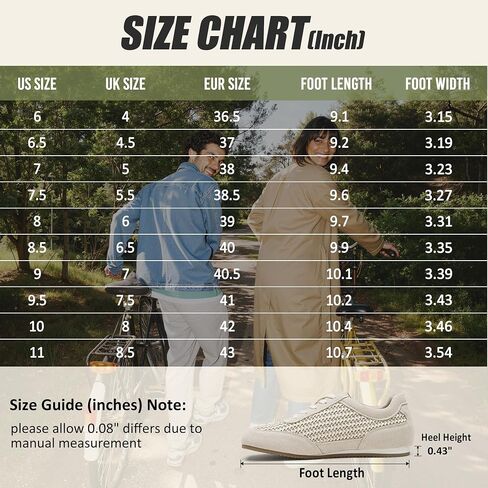 Vepose Women's Fashion Sneakers, Lightweight Breathable Mesh Tennis Shoes, 8206 Casual Suede Woven Raffia Square Toe Lace Up Retro Trainers, Everyday Walking Travel Work in Kuwait