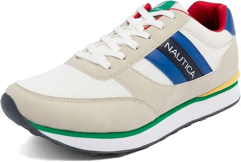 Nautica Men's Lace-Up Sneakers – Casual, Stylish, and Comfortable for Walking in Kuwait