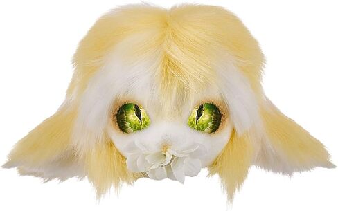 Handmade Mini Furry Fursuit Animal Head Charm Keychain Figurine for Boys Girls,Anime Room Decor,Holiday Gift in Saudi Arabia