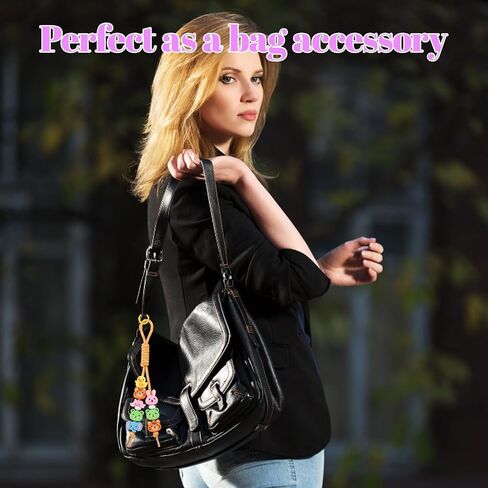 16Pcs Paracord Keychain, 8 Color Roman Knot Braided Rope Keychain with 0.94 in Spring Clasp Durable Bag Charm for Backpacks Handbags and Purse Accessories in Saudi Arabia