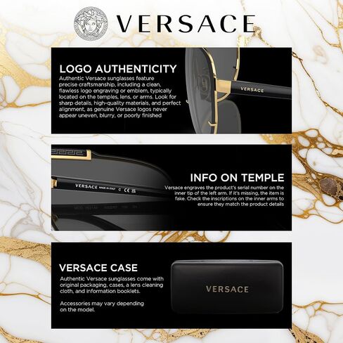 VERSACE VE2257 Rectangular Shape Sunglasses with Luxury Eyewear kit in Kuwait