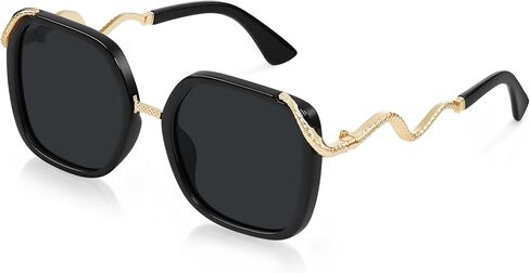 Polarized Sunglasses for Women Oversized Square Womens Sunglasses Vintage Style Sun Glasses UV Protection in Saudi Arabia
