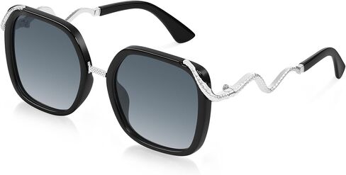 Polarized Sunglasses for Women Oversized Square Womens Sunglasses Vintage Style Sun Glasses UV Protection in Saudi Arabia