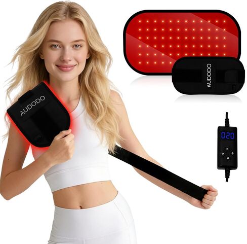 Red Light Therapy for Body, Infrared Light Therapy for Body, Red Light Therapy Belt with Timer, USB-Powered Light Therapy Products, 660nm&850nm Redlight Therapy Pad for Belly Back Shoulders Legs Hands in Saudi Arabia