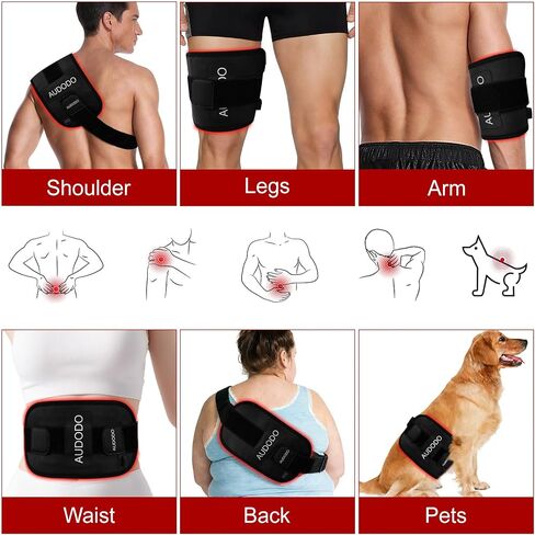 Red Light Therapy for Body, Infrared Light Therapy for Body, Red Light Therapy Belt with Timer, USB-Powered Light Therapy Products, 660nm&850nm Redlight Therapy Pad for Belly Back Shoulders Legs Hands in Saudi Arabia