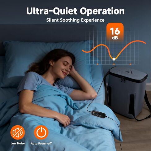 Ice Machine for Knee After Surgery - Cold Therapy Machine for Knee Replacement Post Surgery - 19Qt Bucket with Quiet Pump for Recovery & Comfort in Kuwait