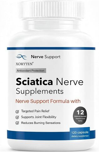 Sciatica Nerve Pain Relie | Botanical Extracts | Carefully Selected Ingredients, Premium Quality, 120 Capsulesf in Saudi Arabia