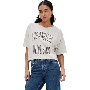 ANINE BING Women's Johnny Cropped Tee in Saudi Arabia