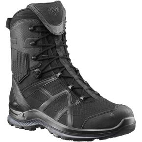 HAIX Black Eagle Athletic 2.0 T High Side Zip Boots For Men - Anti-Slipe Sole, Ankle Protection, Black Tactical Boots For Men in Saudi Arabia