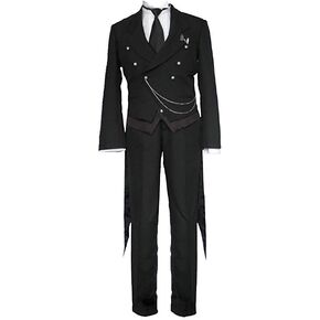 CosplayLife Black Butler Kuroshitsuji Sebastian Michaelis Cosplay Costume in Kuwait
