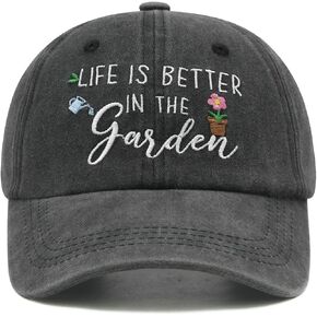 Gardening Gifts for Women, Gardening Hat, Mothers Day Plant Gift for Mom Grandma, Adjustable Embroidered Baseball Cap in Saudi Arabia