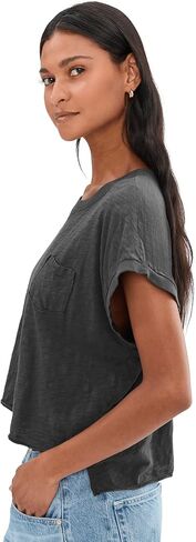 Mod-O-Doc Women's Short Dolman Sleeve Step Hem Tee in Saudi Arabia
