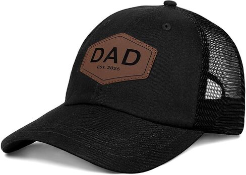 Worlds Best Dad Ever Trucker Hat Fathers Day Birthday Gifts for Father Dad Papa Daddy from Daughter Son Baseball Cap in Saudi Arabia
