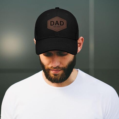 Worlds Best Dad Ever Trucker Hat Fathers Day Birthday Gifts for Father Dad Papa Daddy from Daughter Son Baseball Cap in Saudi Arabia