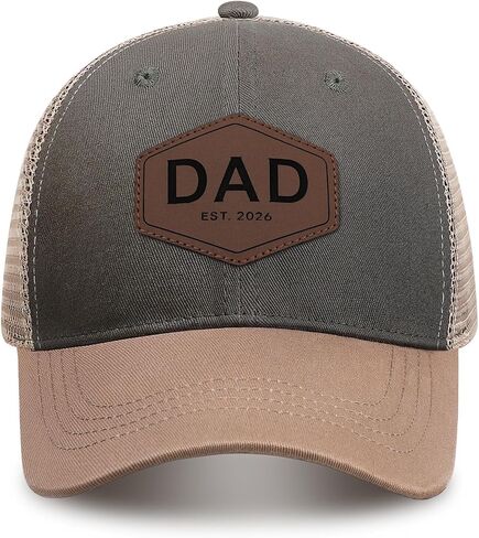 Worlds Best Dad Ever Trucker Hat Fathers Day Birthday Gifts for Father Dad Papa Daddy from Daughter Son Baseball Cap in Saudi Arabia