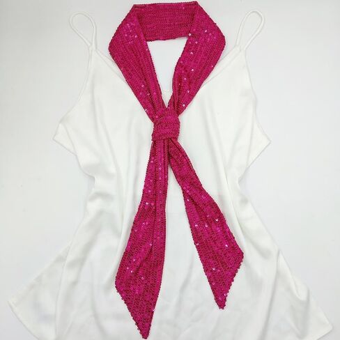 Small scarf with fashionable sequins for decoration in Saudi Arabia