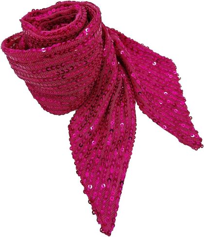 Small scarf with fashionable sequins for decoration in Saudi Arabia