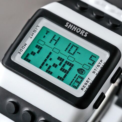 Men's Ladies Blocks Constructor Digital LED Backlight Alarm Sport Wrist Watch in Saudi Arabia